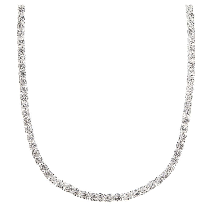 28890 Tennis necklace - Silver