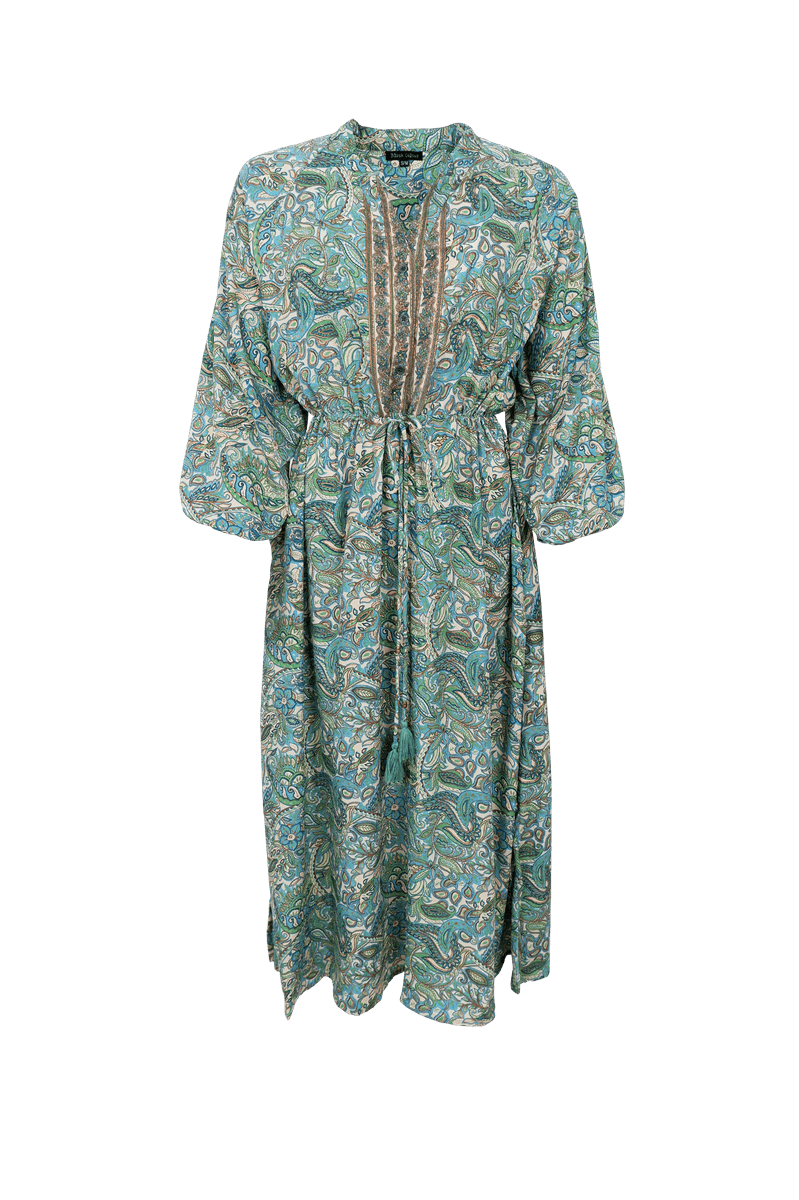 Luna Raglan Dress - Sea Green
