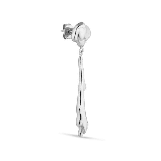 Hovedbilde Drippy Earring with Drop pendant, sterling silver