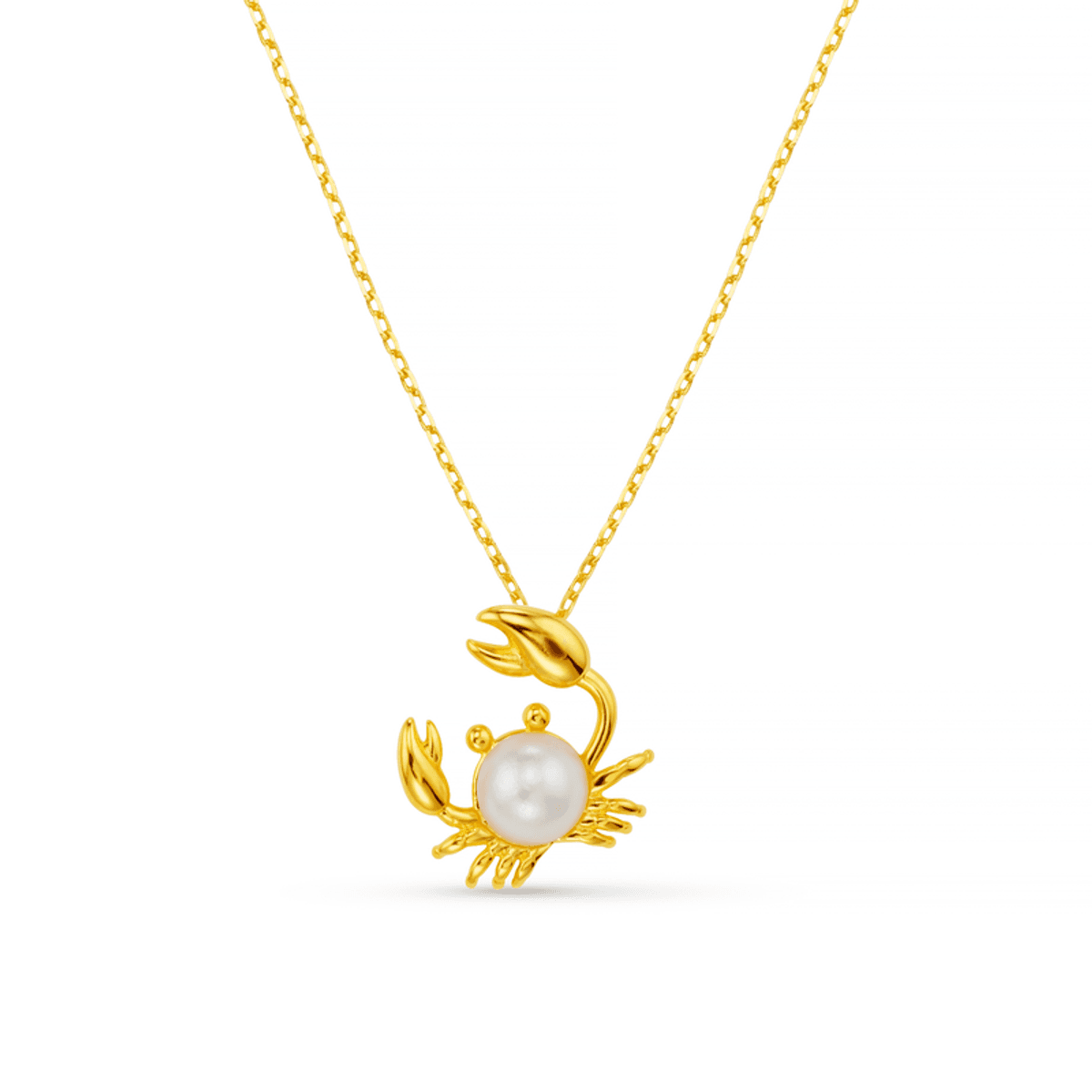 40301 Pearl Crab Necklace
