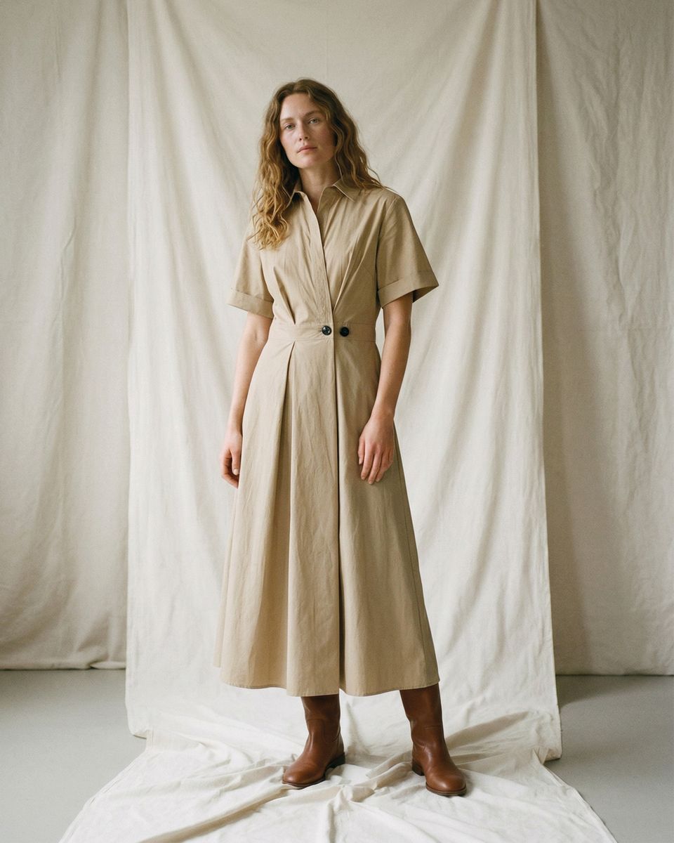 Pia Dress - Sand