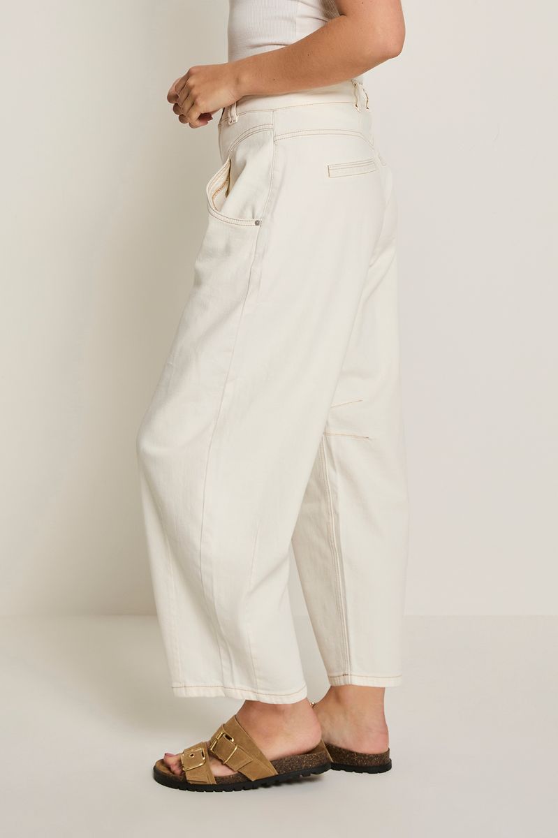 PARA MI OLIVIA -Denia Denim Natural Cream - Cropped